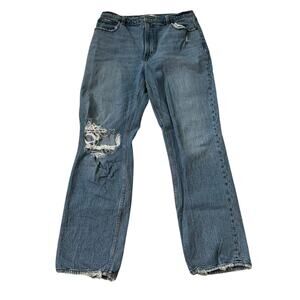 Abercrombie & Fitch Blue 90s Straight Jeans Women's Size 31 | 44-37-3